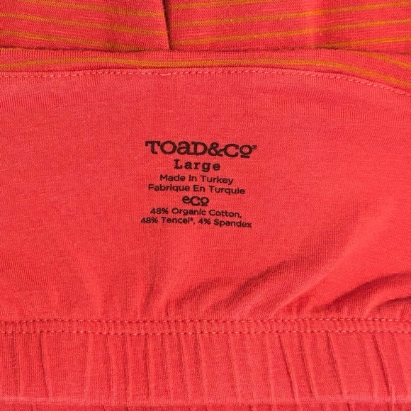 Toad&Co Orange Maxi Spaghetti Strap Dress - L - Gorpcore/Granola Girl - Picture 2 of 9